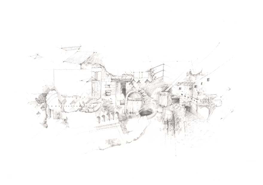 Ruins Drawing 600dpi